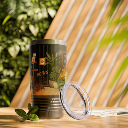 Cat House Zoomies – 20oz Insulated Travel Mug Tumbler