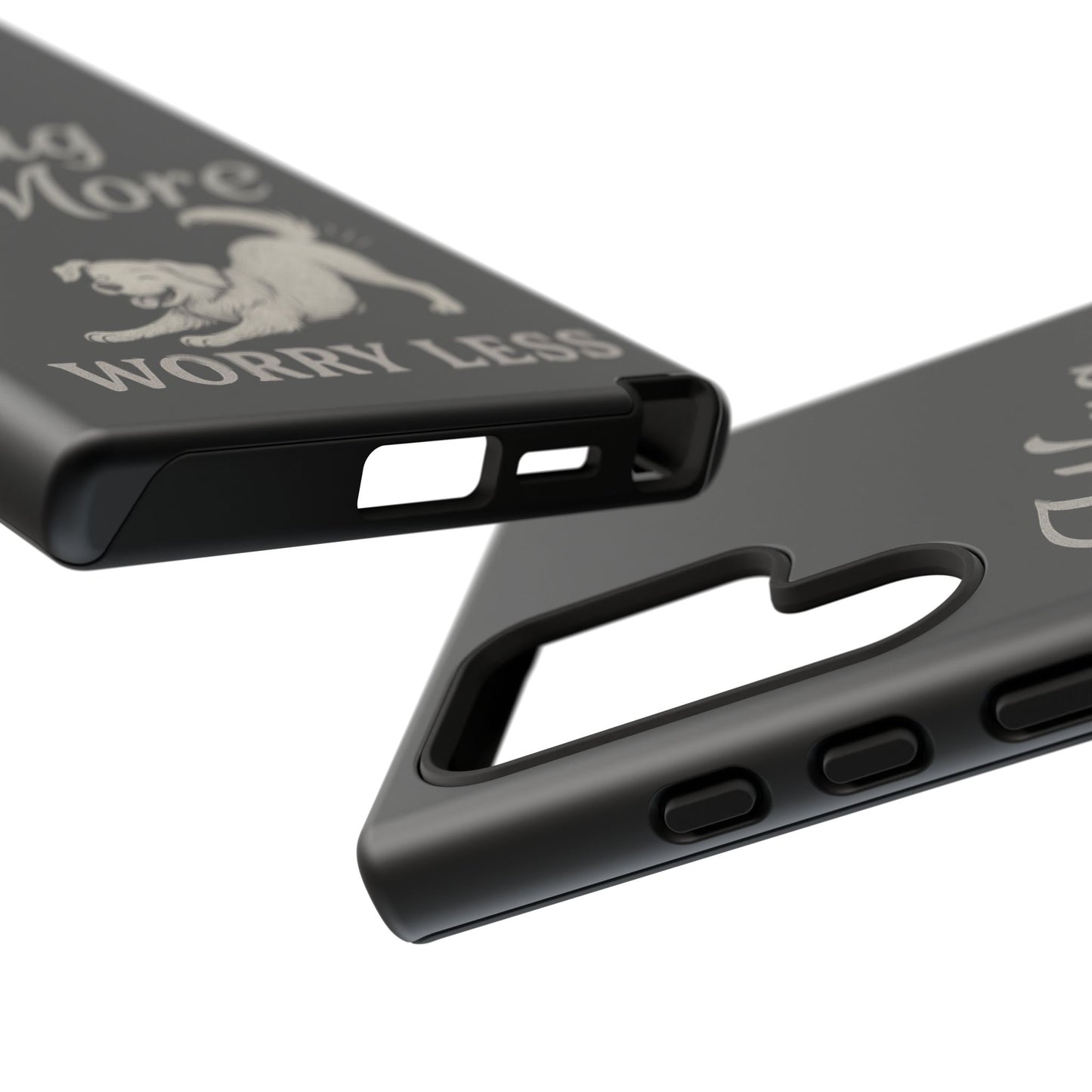 Wag More, Worry Less – Dog Phone Case