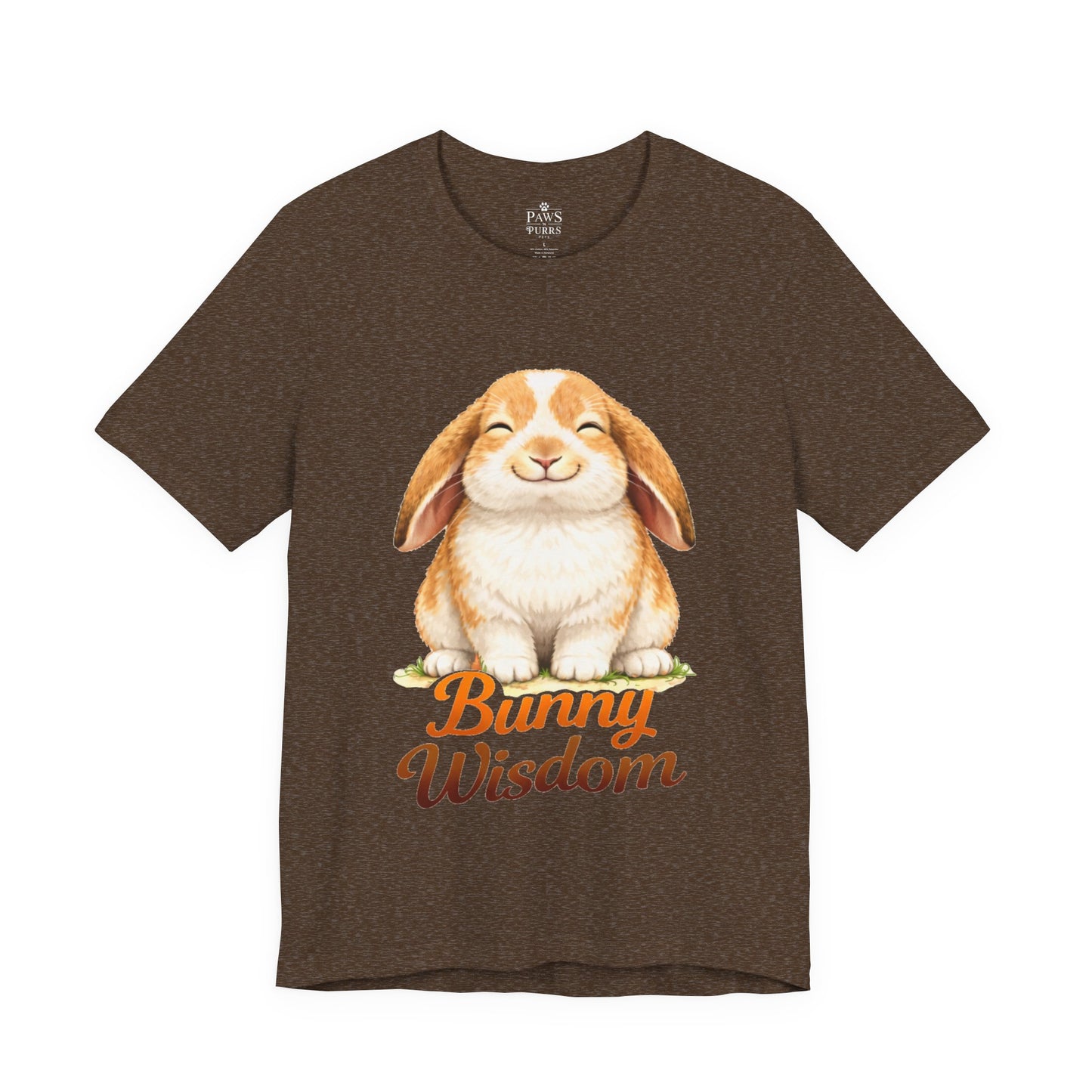 Bunny Wisdom - Soft Unisex Cat T-Shirt