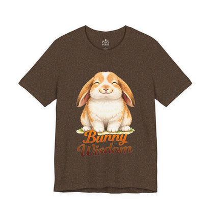 Bunny Wisdom - Soft Unisex Cat T-Shirt