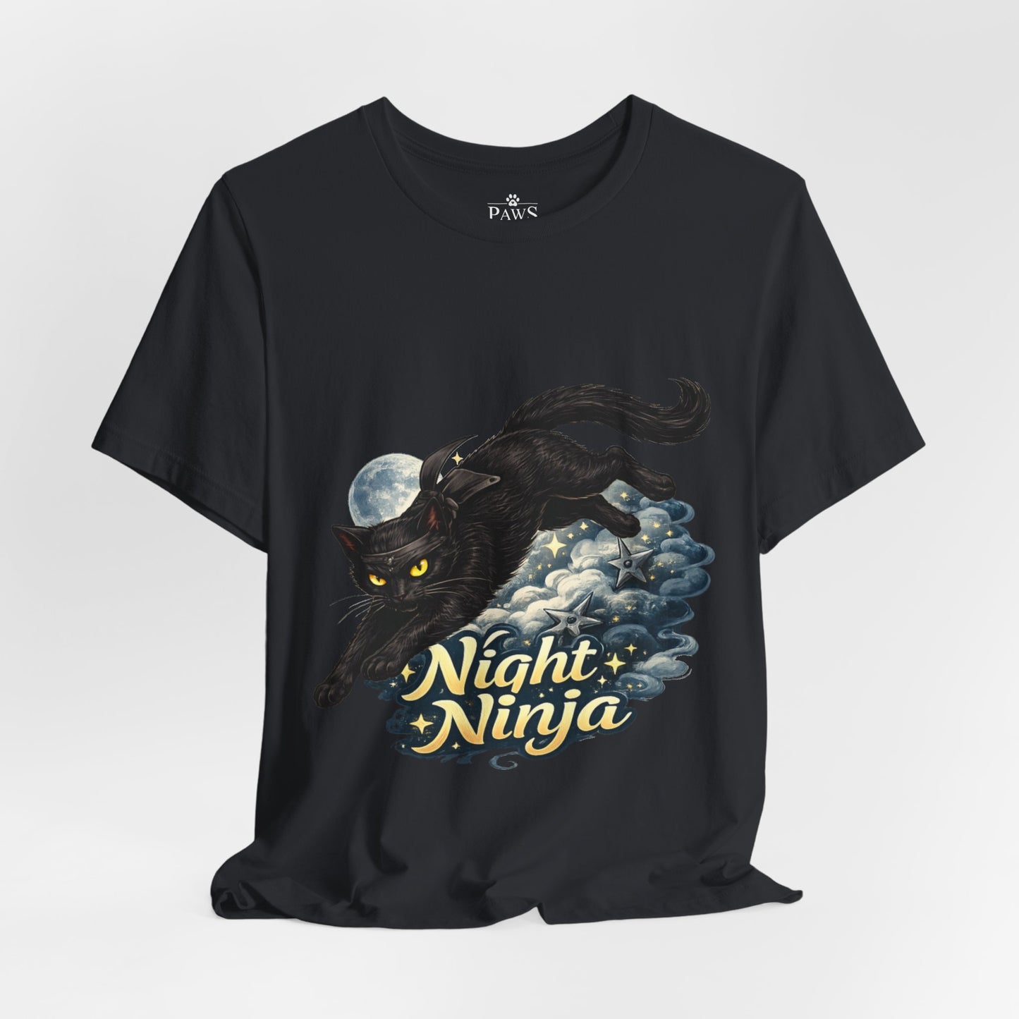 Night Ninja - Soft Unisex Cat T-Shirt