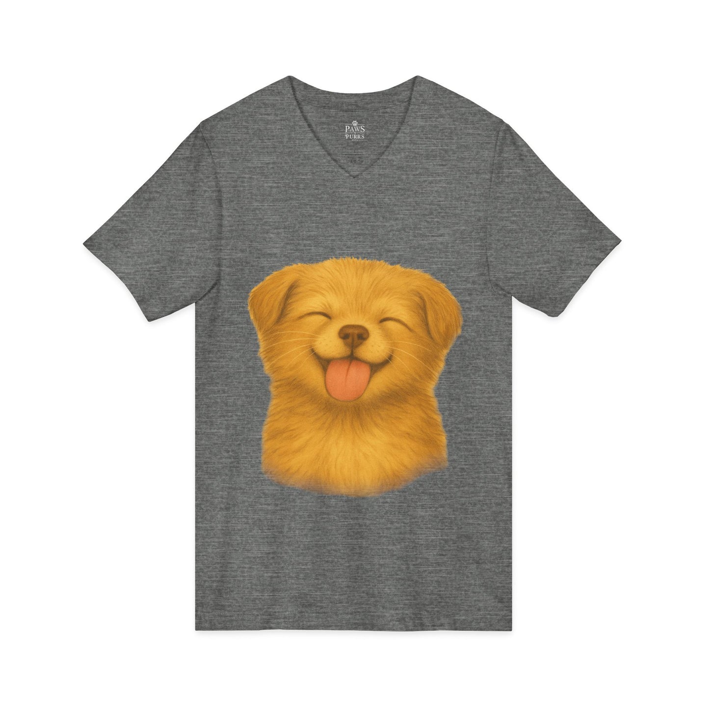 Puppy Lick - V-Neck Unisex T-Shirt