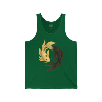 Yin Yang Koi – Mystical Fish Classic Tank Top