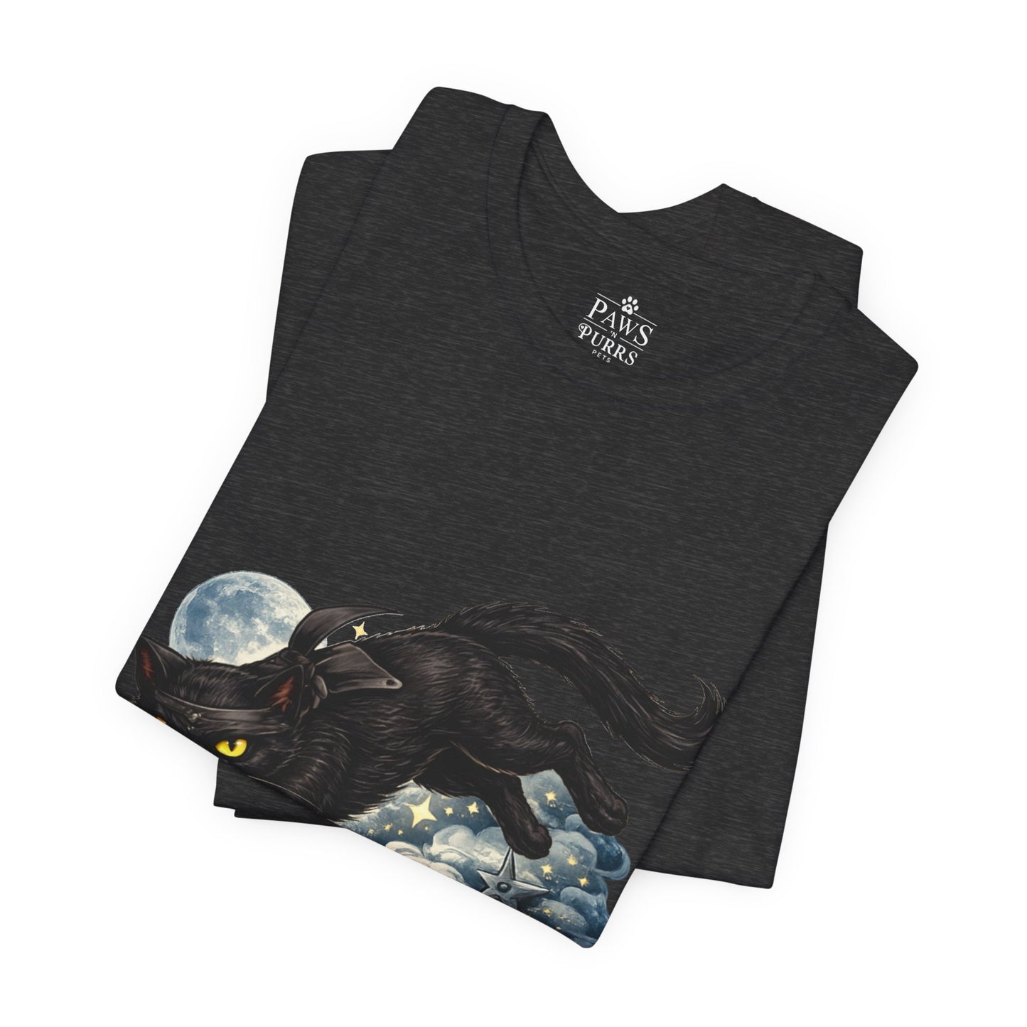 Night Ninja - Soft Unisex Cat T-Shirt