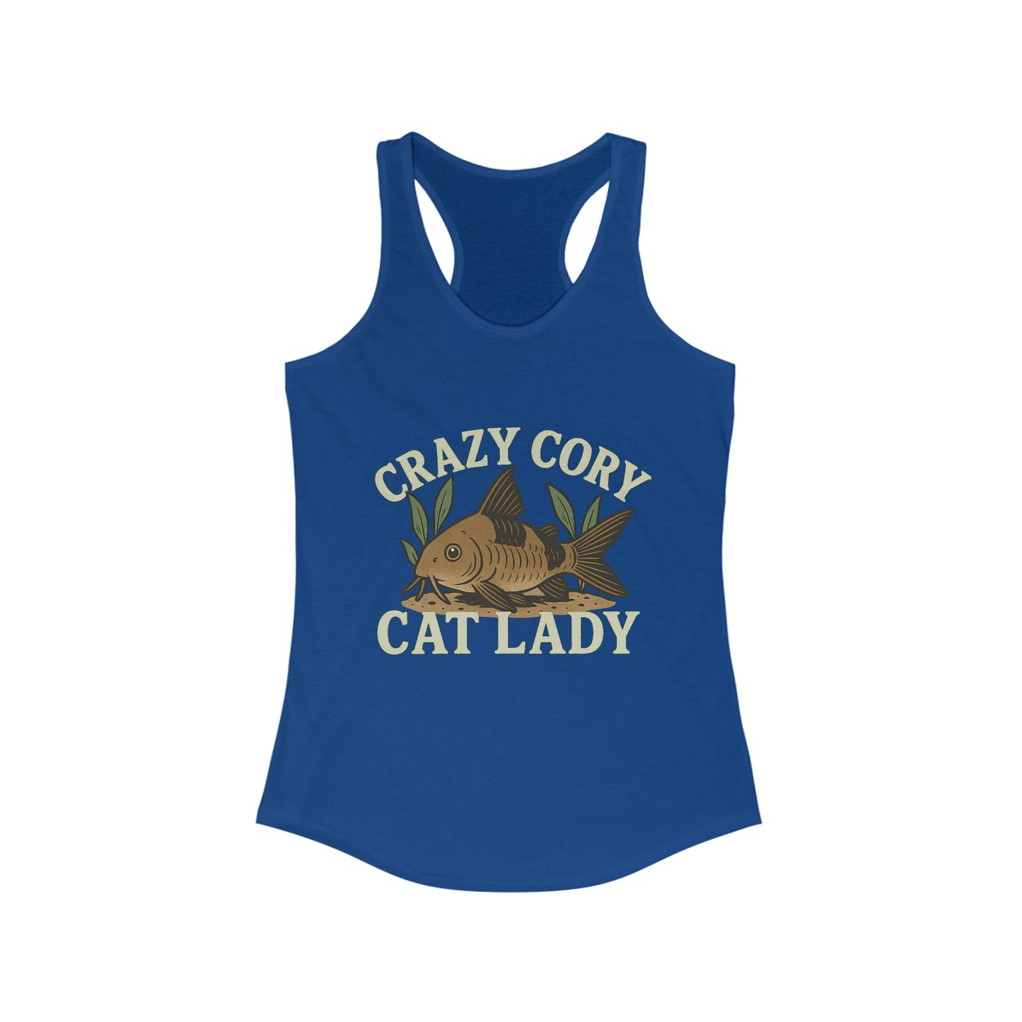 Crazy Cory Cat Lady – Women’s Racerback Tank Top