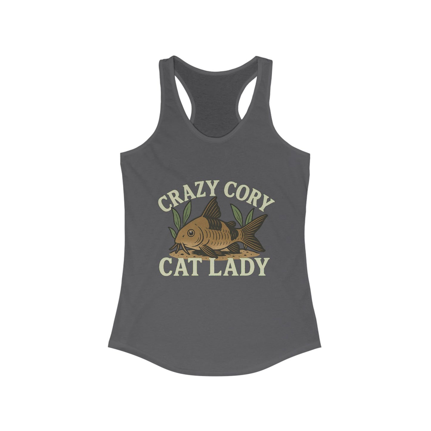 Crazy Cory Cat Lady – Women’s Racerback Tank Top