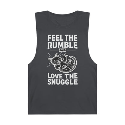 Feel the Rumble, Love the Snuggle - Vintage-Cut Muscle Tank Top