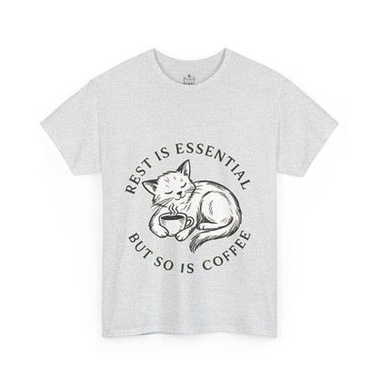Rest Is Essential Coffee Cat - Classic Unisex T-Shirt