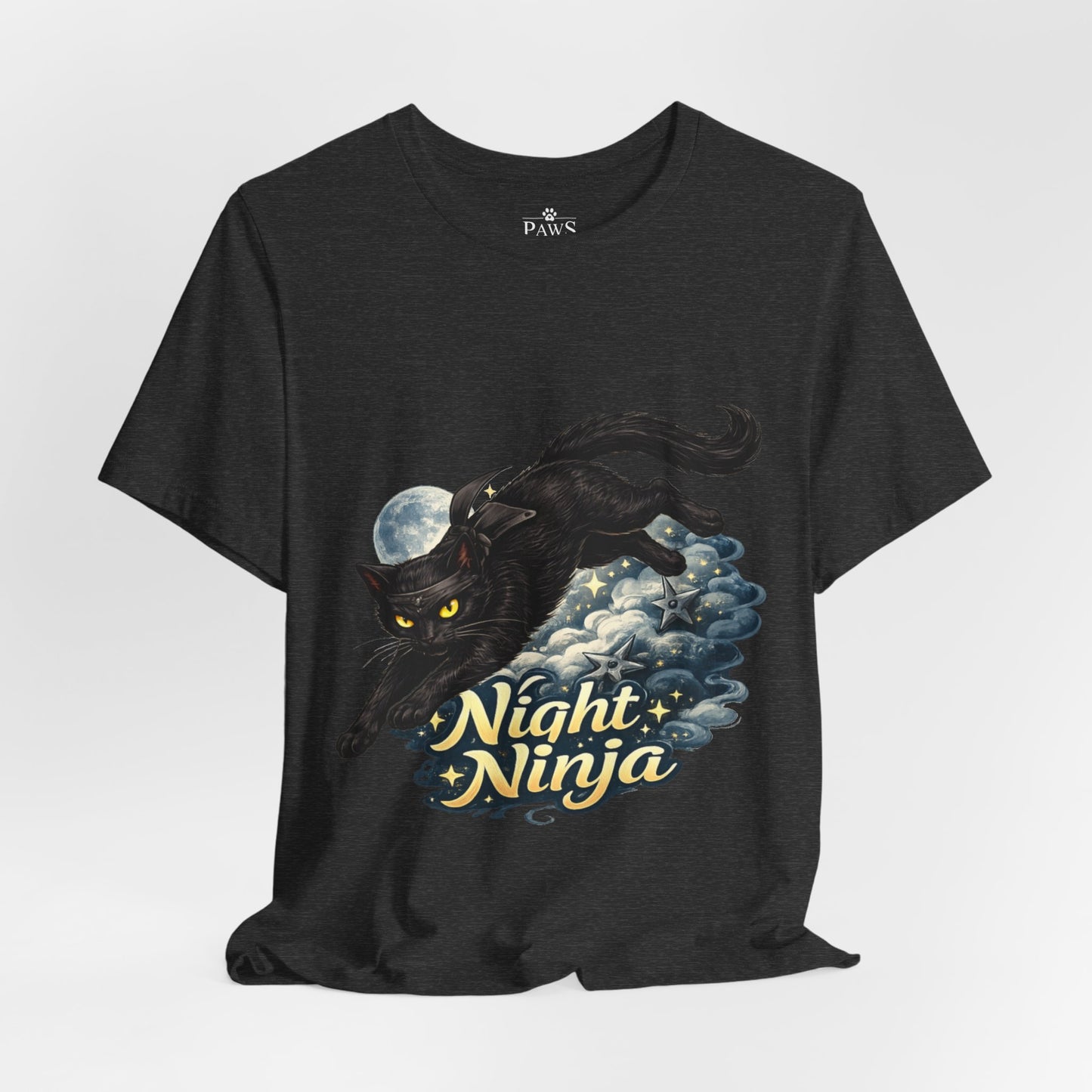 Night Ninja - Soft Unisex Cat T-Shirt