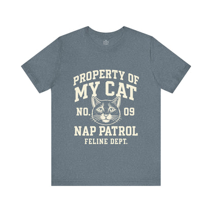 Property of My Cat Nap Patrol - Soft Unisex T-Shirt