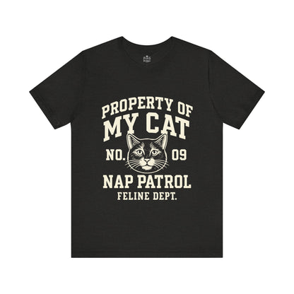 Property of My Cat Nap Patrol - Soft Unisex T-Shirt
