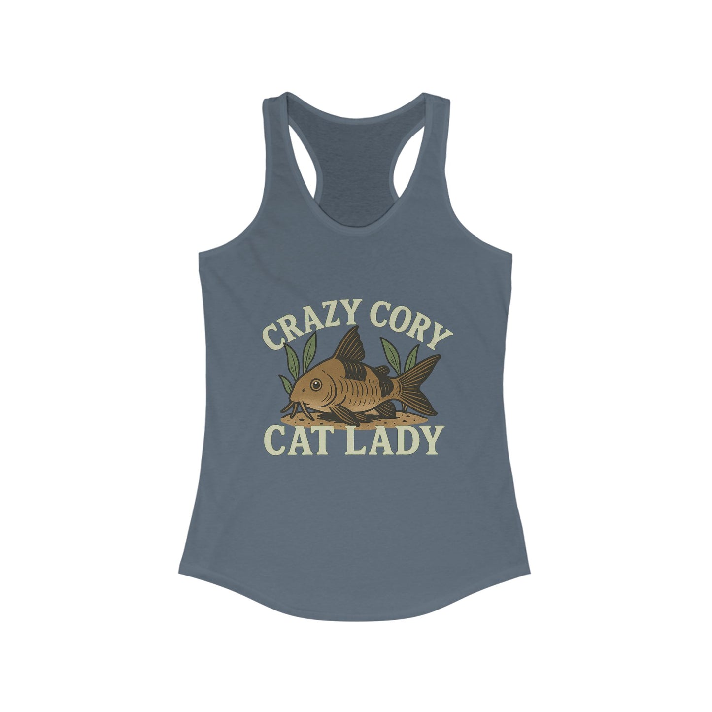 Crazy Cory Cat Lady – Women’s Racerback Tank Top
