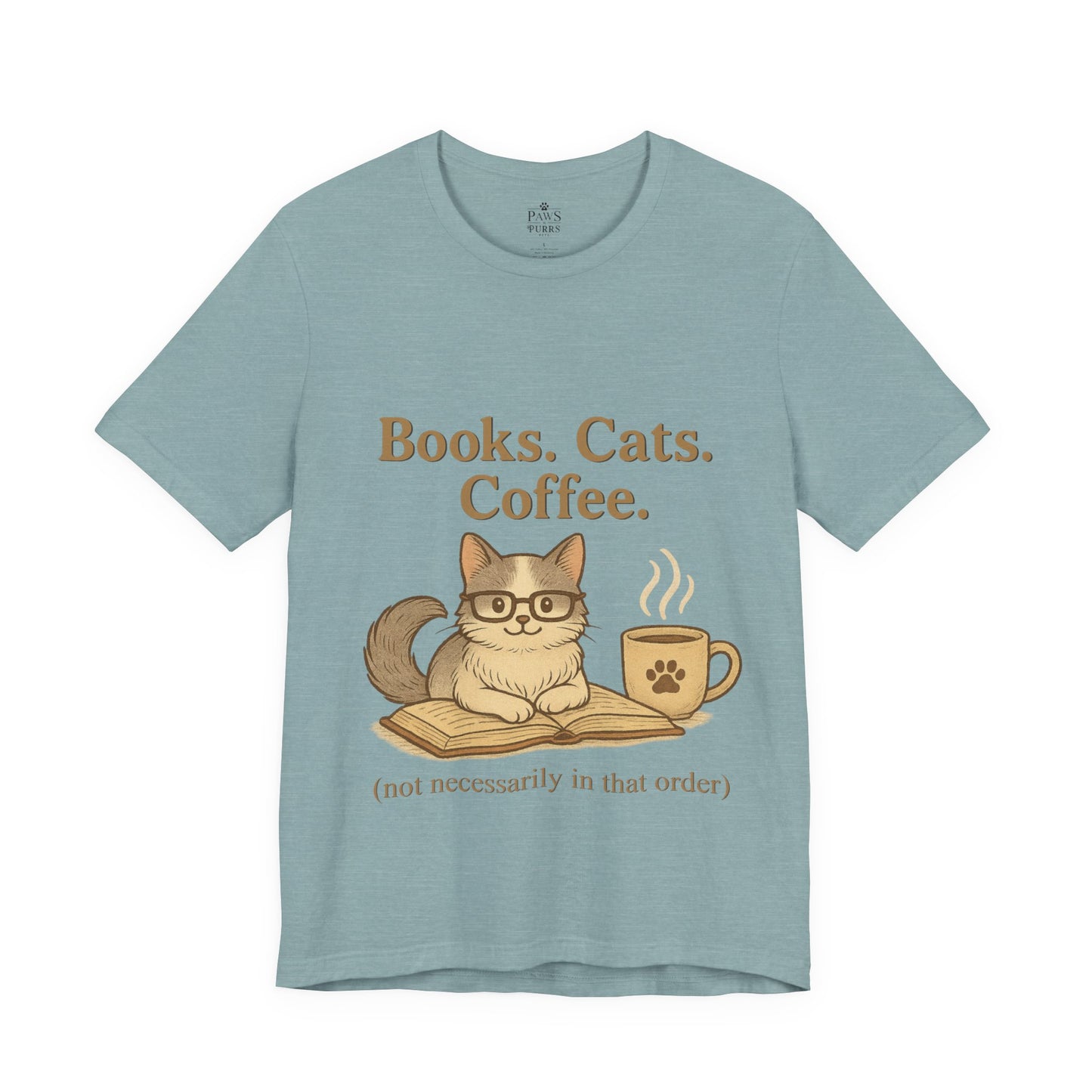 Books. Cats. Coffee. – Soft Unisex T-Shirt