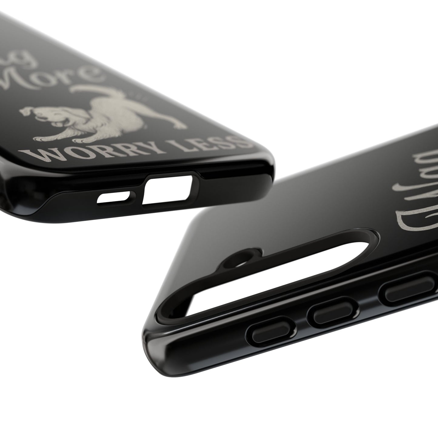 Wag More, Worry Less – Dog Phone Case