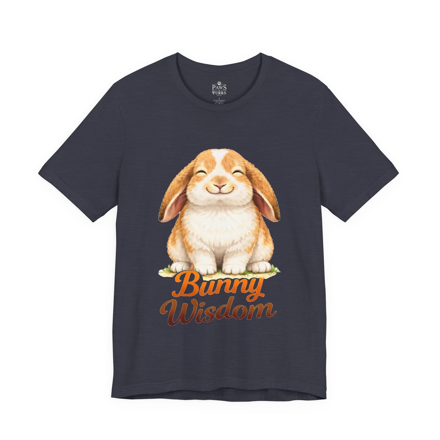 Bunny Wisdom - Soft Unisex Cat T-Shirt