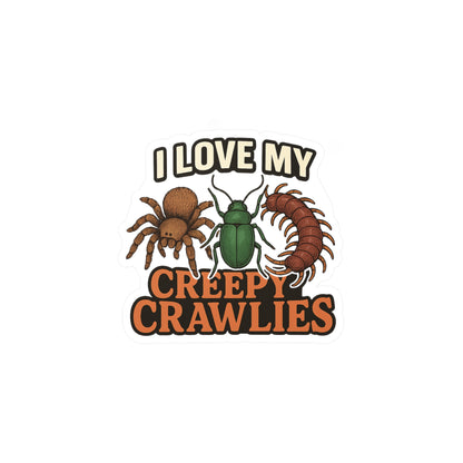 I Love My Creepy Crawlies – Vinyl Sticker