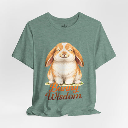 Bunny Wisdom - Soft Unisex Cat T-Shirt