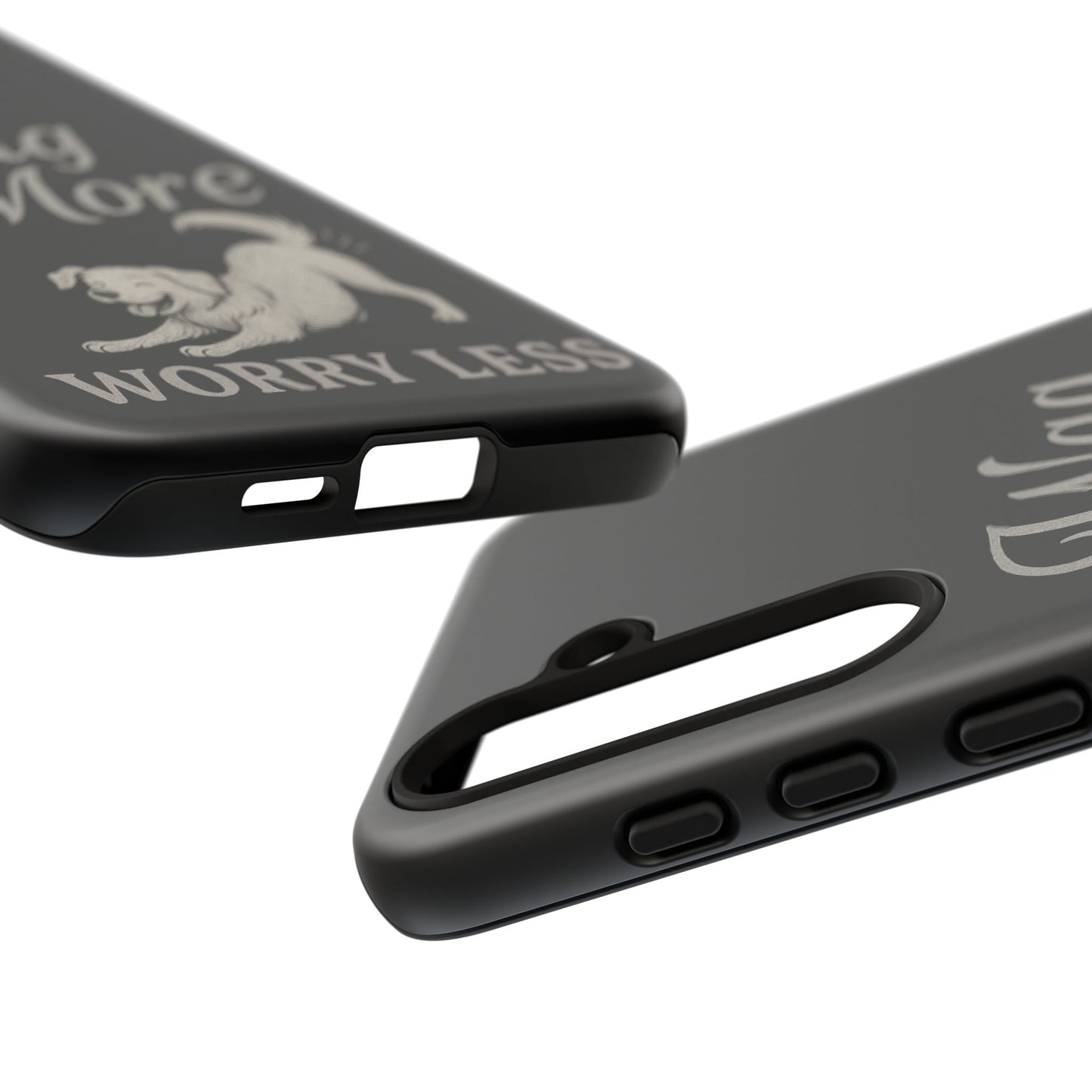 Wag More, Worry Less – Dog Phone Case