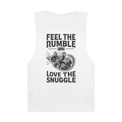 Feel the Rumble, Love the Snuggle - Vintage-Cut Muscle Tank Top