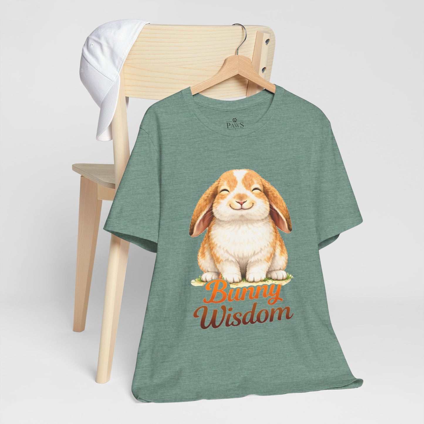 Bunny Wisdom - Soft Unisex Cat T-Shirt