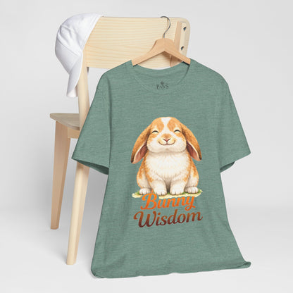 Bunny Wisdom - Soft Unisex Cat T-Shirt