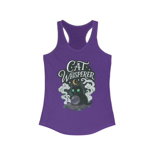 Cat Whisperer - Seasonal Only - Women’s Racerback Tank Top