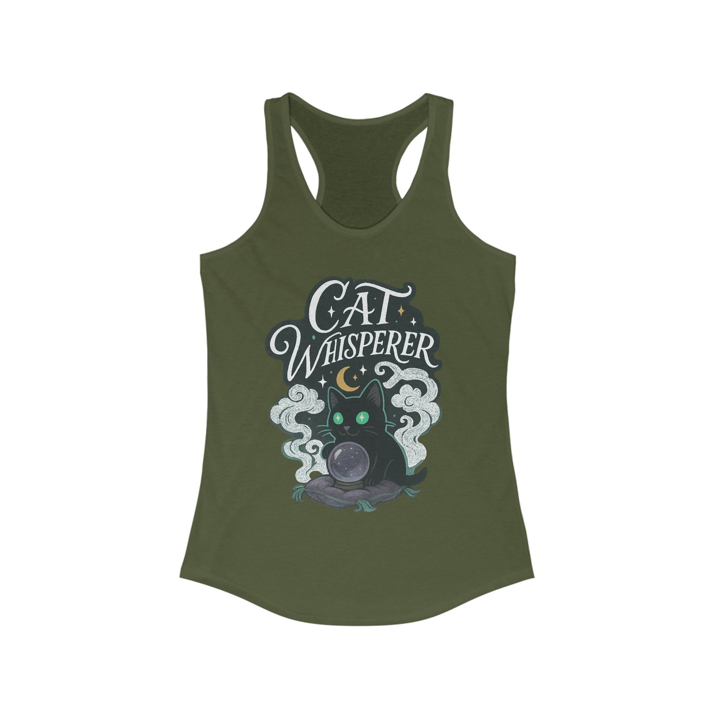 Cat Whisperer - Seasonal Only - Women’s Racerback Tank Top