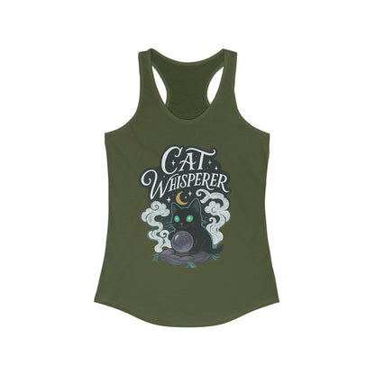 Cat Whisperer - Seasonal Only - Women’s Racerback Tank Top