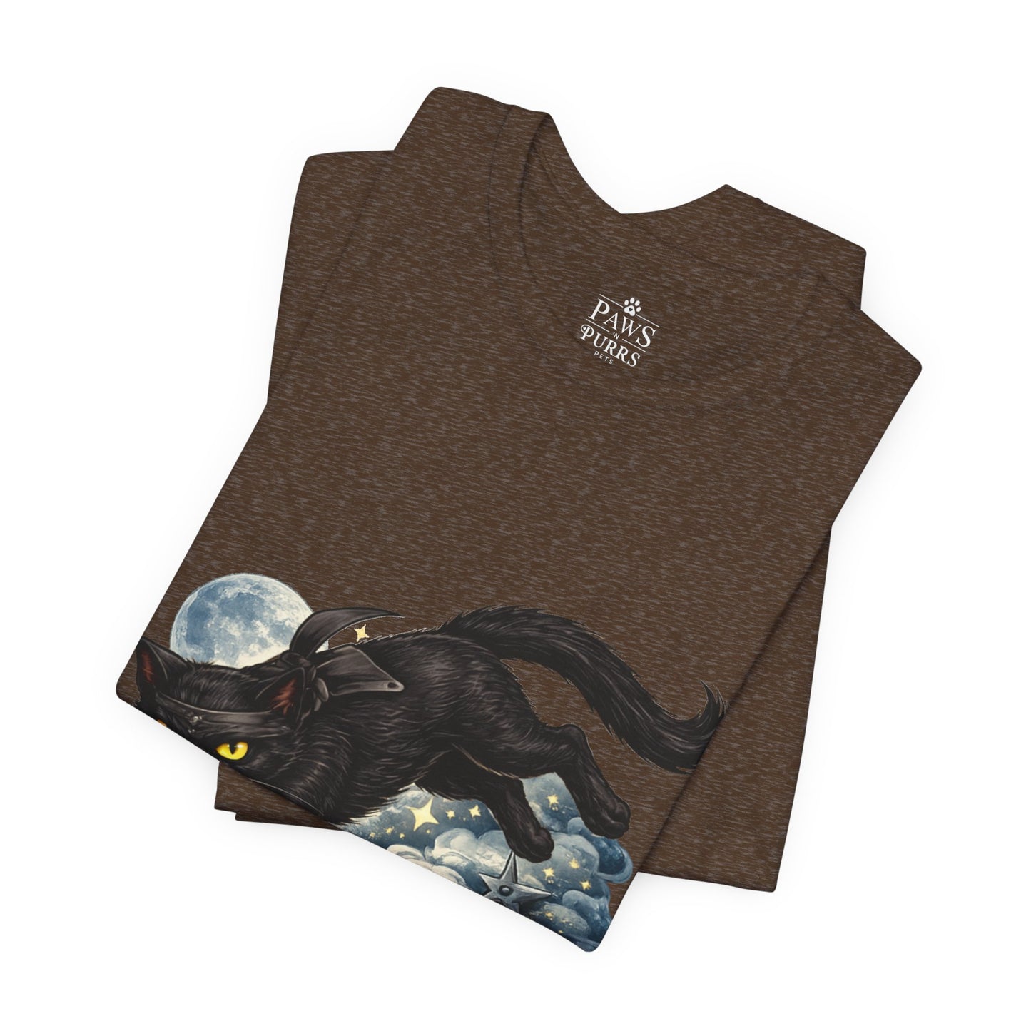 Night Ninja - Soft Unisex Cat T-Shirt