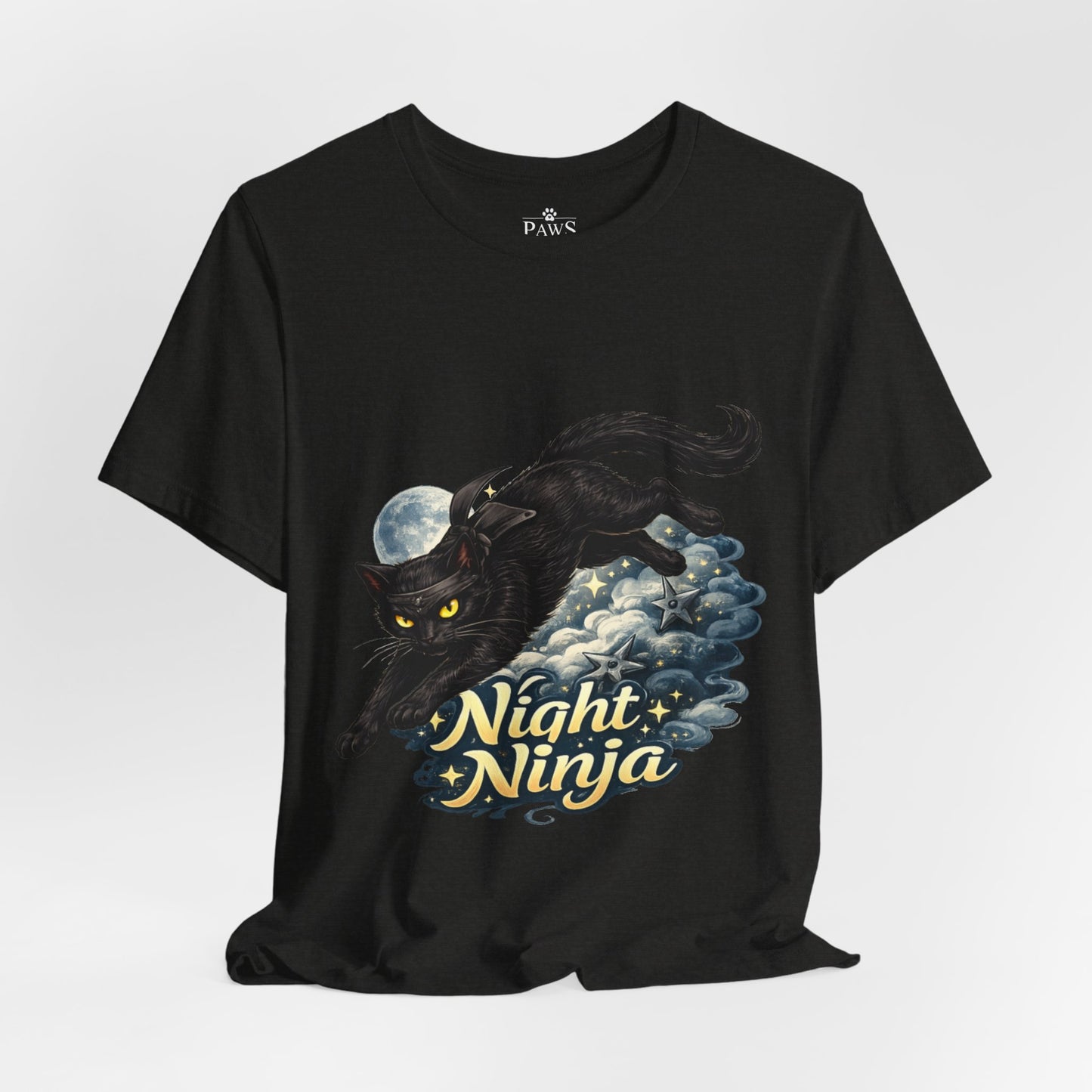 Night Ninja - Soft Unisex Cat T-Shirt