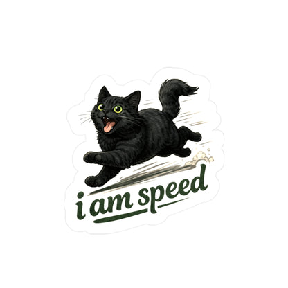 i am speed - Cat Zoomies Sticker Set