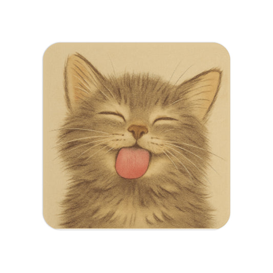 Kitty Licks - Neoprene 4" Coasters