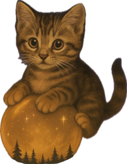 Born of Stardust & Magic - Cat Sticker
