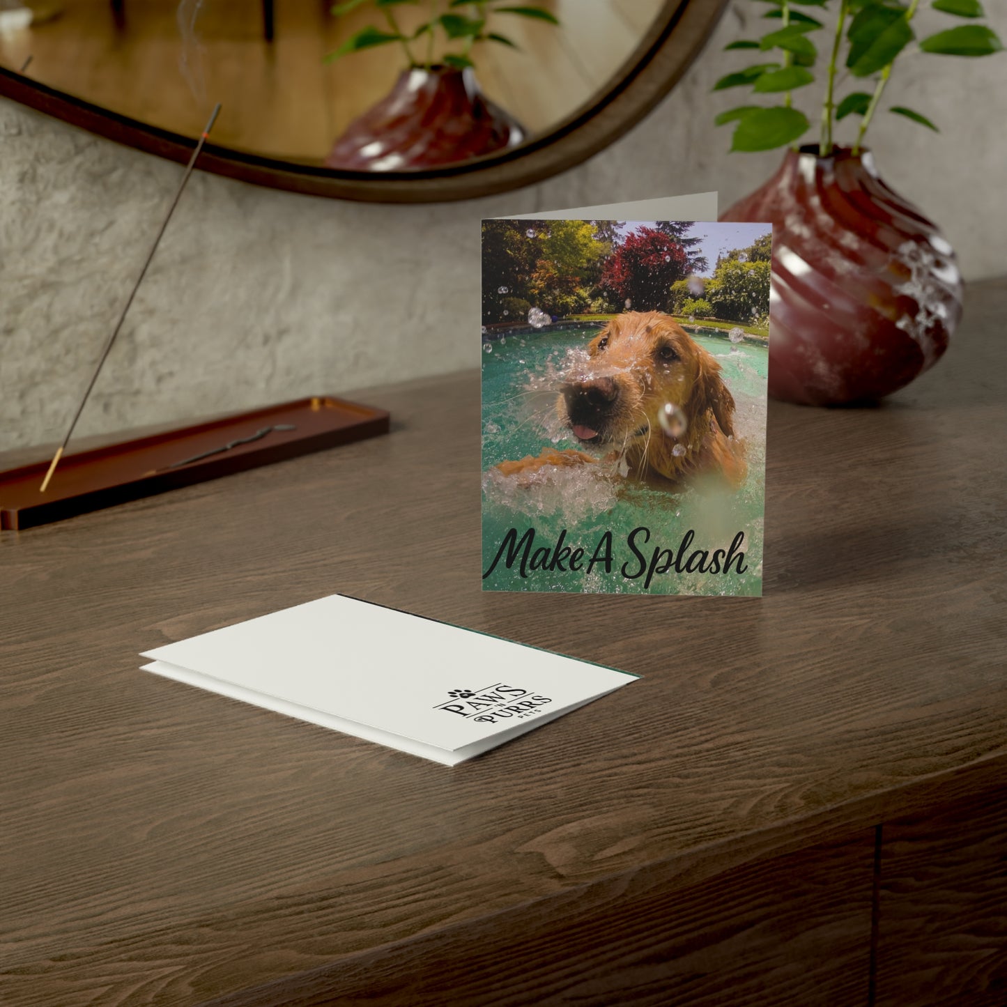 Make a Splash: Happy Birthday – Dog Photography Greeting Card