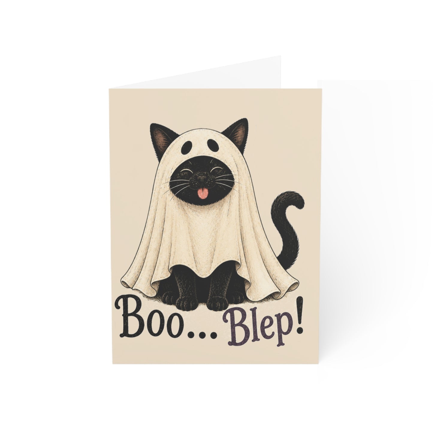 Boo... Blep! – Cat & Dog Halloween Greeting Cards