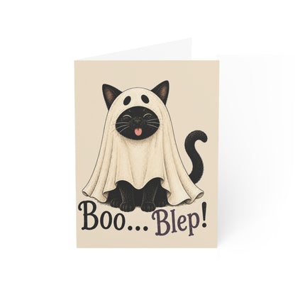 Boo... Blep! – Cat & Dog Halloween Greeting Cards