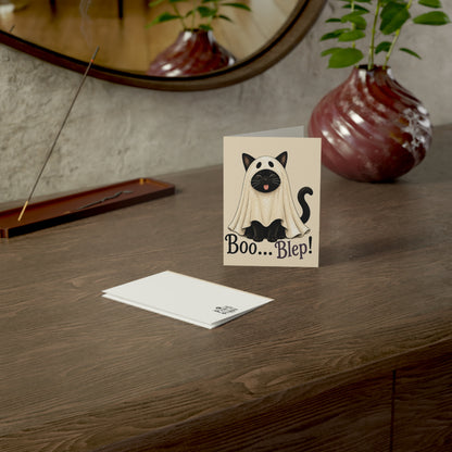 Boo... Blep! – Cat & Dog Halloween Greeting Cards