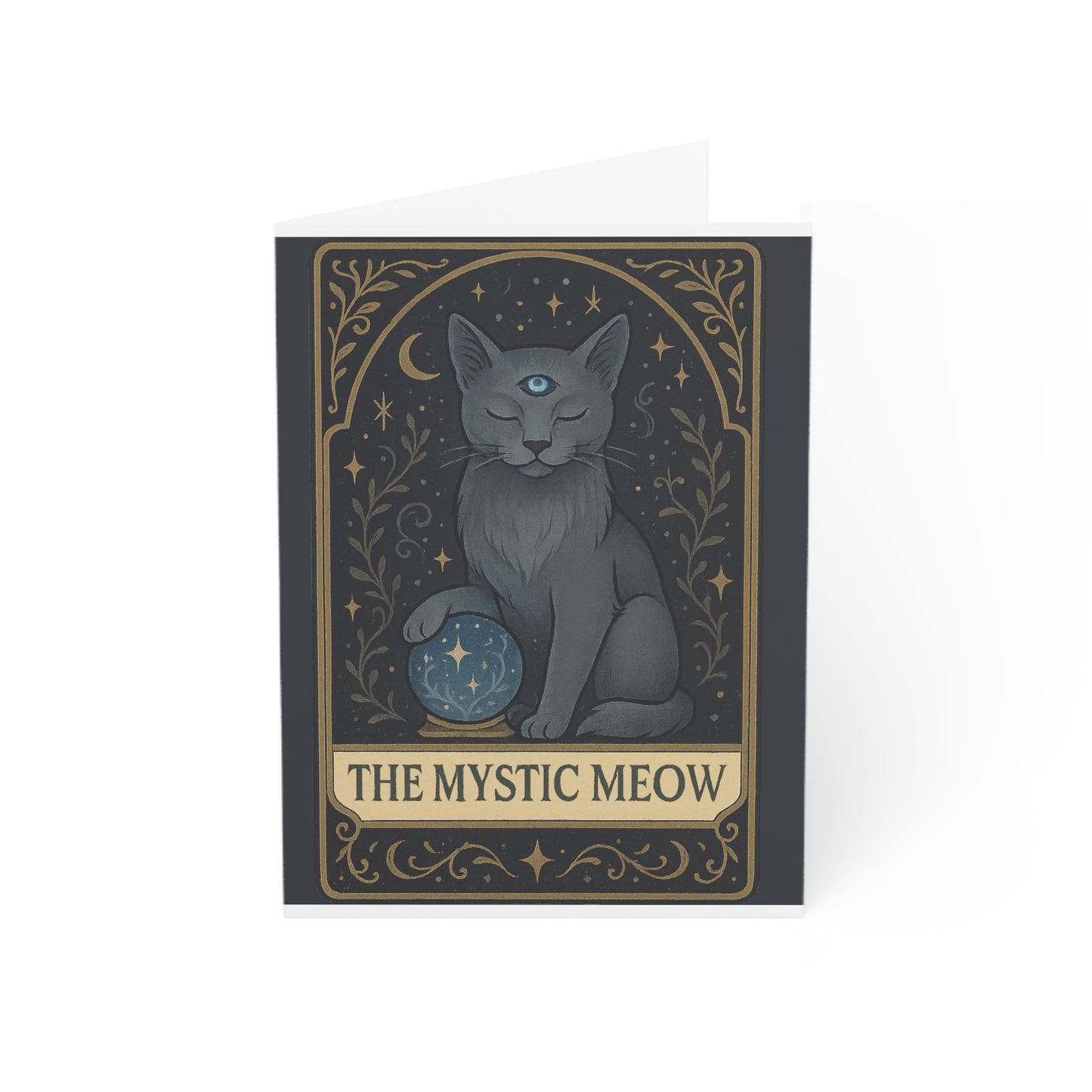 "Mystic Meow" - Mystical Cats Greeting Card