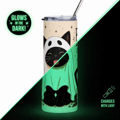 Boo Blep! - 20oz Glow-in-the-Dark Steel Tumbler