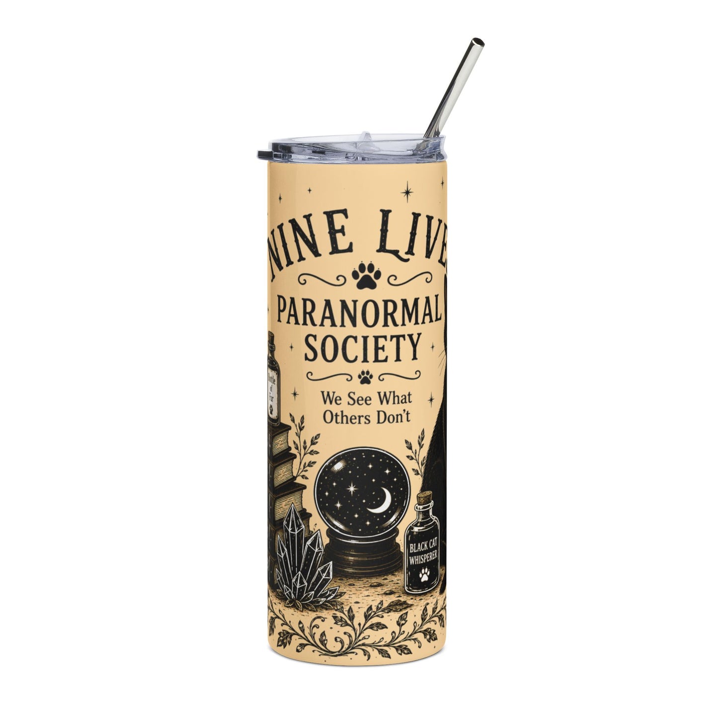 Nine Lives - 20oz Glow-in-the-Dark Steel Tumbler