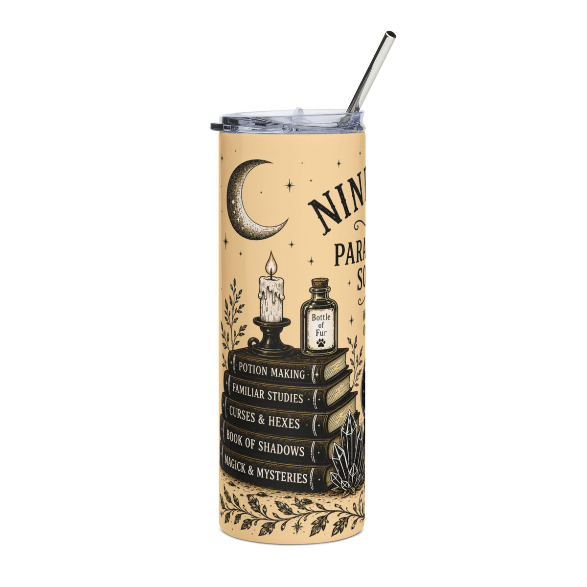 Nine Lives - 20oz Glow-in-the-Dark Steel Tumbler