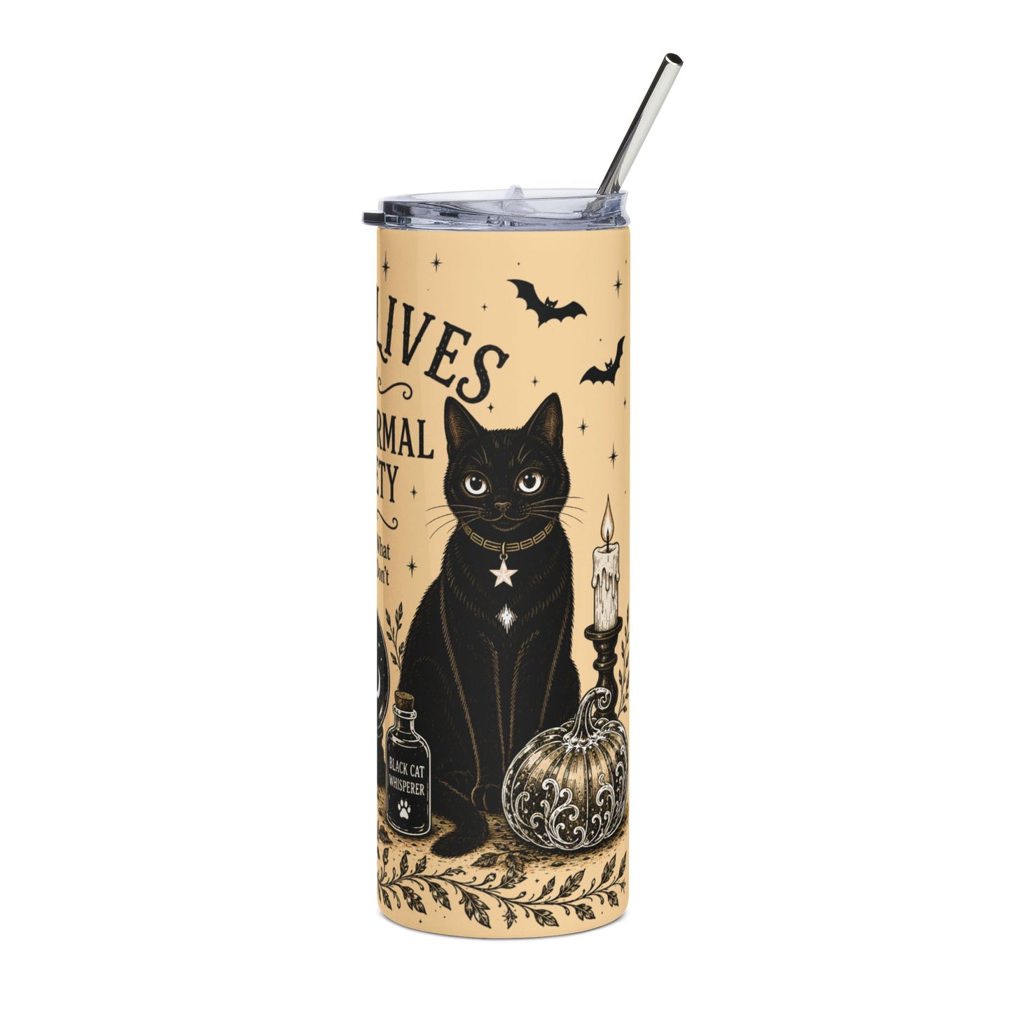 Nine Lives - 20oz Glow-in-the-Dark Steel Tumbler