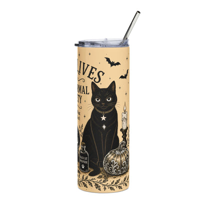 Nine Lives - 20oz Glow-in-the-Dark Steel Tumbler