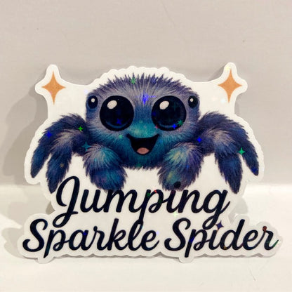 Jumping Sparkle Spider - Royal Jumping Spider Sticker