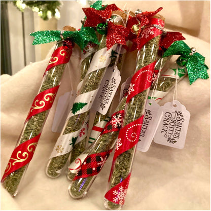 Festive Catnip Vials – Santa’s Kitty Crack / 8 Nights of Nip