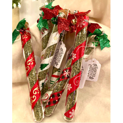 Festive Catnip Vials – Santa’s Kitty Crack / 8 Nights of Nip