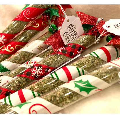 Festive Catnip Vials – Santa’s Kitty Crack / 8 Nights of Nip