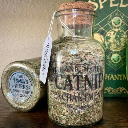 Organic Herbal Catnip Enchantments – Bottles & Vials