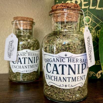 Organic Herbal Catnip Enchantments – Bottles & Vials