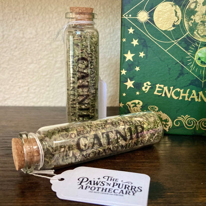 Organic Herbal Catnip Enchantments – Bottles & Vials